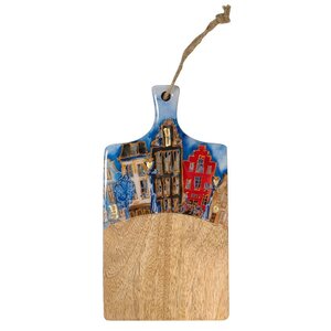 Ter Steege souvenirs Cheese board facade houses 25x13cm - RickTriest