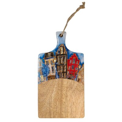 Ter Steege souvenirs Cheese board facade houses 25x13cm - RickTriest