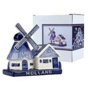 Typisch Hollands Turmmühle Holland - Delfter Blau