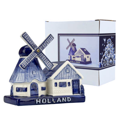 Typisch Hollands Tower mill Holland - Delft blue