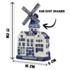 Matix Amsterdam Tower Mill - Delft Blue