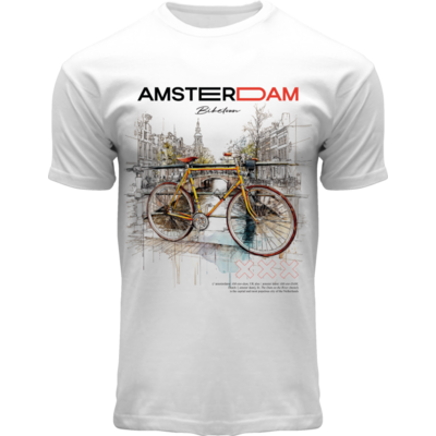 Fox Originals T-shirt Amsterdam Biketown - Wit/Ecru
