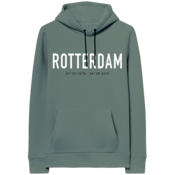 Holland fashion Hoodie - Rotterdam mit weißen Buchstaben - geprägt
