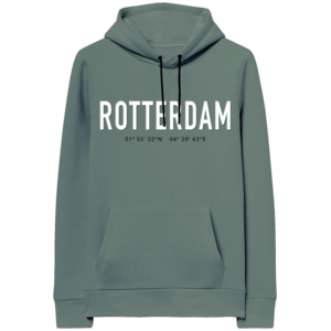 Holland fashion Hoodie - Rotterdam mit weißen Buchstaben - geprägt.