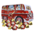 Typisch Hollands Kerstblik gevuld - Camper van de kerstman.