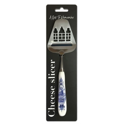 Typisch Hollands Delfter Blauschimmelkäsehobel - Giebelhäuser