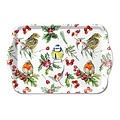 Typisch Hollands Mini-Tablett - Vögel Wintergrün 21x14cm