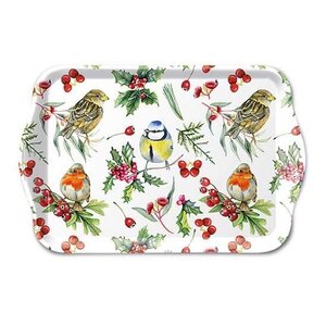 Typisch Hollands Mini Tray - Birds Wintergreen 21x14cm