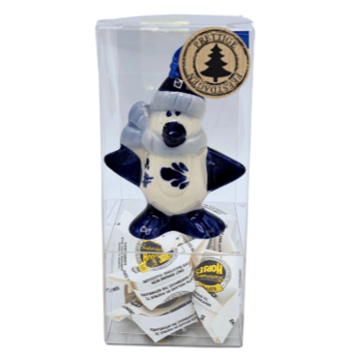 TTD Gifts Geschenkbox Hopjes Delfter Blau Weihnachtspinguin