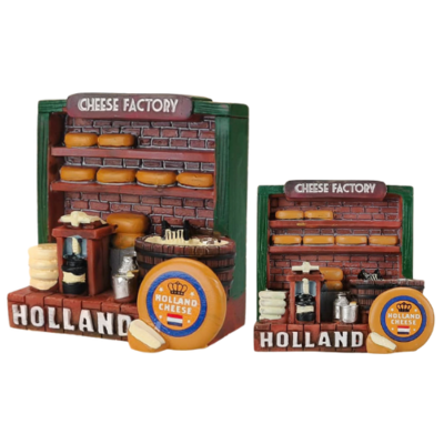 Typisch Hollands Magneet 3D Holland -  kaasfabriek Holland