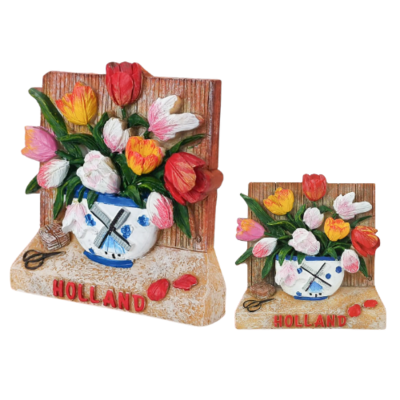 Matix Magnet 3D Holland - Tulips in Delft blue vase