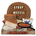 Typisch Hollands Magnet 3D Holland - Stroopwafels