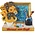 Typisch Hollands Magnet 3D Holland - Van Gogh paintings, palette and brushes