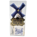 TTD Gifts Gift box - Delft blue windmill with chocolate Neapolitans