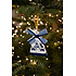 Typisch Hollands Small windmill Christmas ornament on a gold ribbon