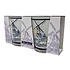 Typisch Hollands Shotglaasjes molen Delfts-blauw - Holland -Frosted - set van 2 stuks