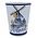 Typisch Hollands Shotglas molen Delfts-blauw - Holland -Frosted