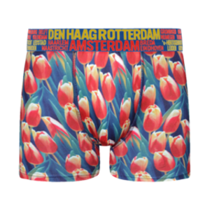 Typisch Hollands Boxer shorts - Tulips - Amsterdam - and major cities