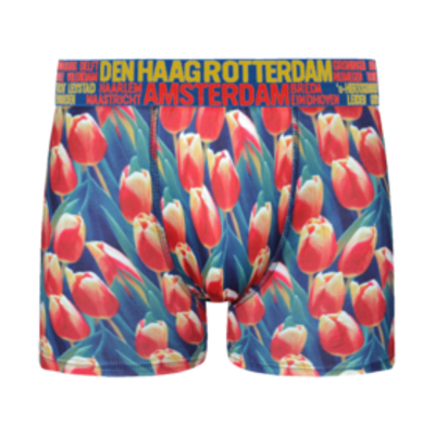 Typisch Hollands Boxershorts - Tulpen - Amsterdam - und Großstädte
