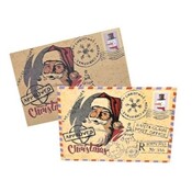 Typisch Hollands Kerst-wenskaart in enveloppe - vintage