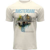 Typisch Hollands T-shirt ecoline Amsterdam bridge