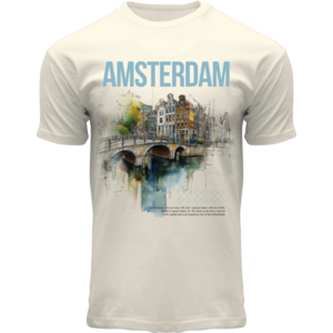 Typisch Hollands T-Shirt ecoline Amsterdamer Brücke