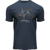 Typisch Hollands T-shirt Blue Dusk  Amsterdam -Fiets