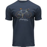 Typisch Hollands T-Shirt Blue Dusk Amsterdam - Fahrrad