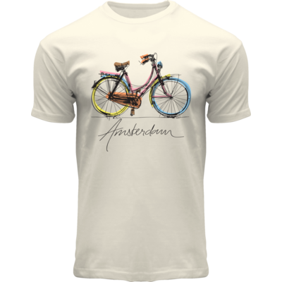 Fox Originals T-Shirt cremefarben Scribble Amsterdam