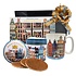 Typisch Hollands Amsterdam Gift Set - Mug, tin of stroopwafels and chocolate in a luxury gift box