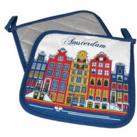 Typisch Hollands Amsterdam gable house potholders