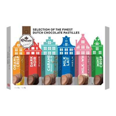 Droste Holland Pop-Up Geschenkbox – Holländische Leckereien – XL