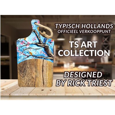 Typisch Hollands Kaasplank 25x13cm - Bloesem by Rick Triest