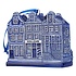 Matix Kerstornament 3 huisjes Delfts-blauw