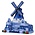 Typisch Hollands Delft Blue Holland Stelllingmolen 10 cm