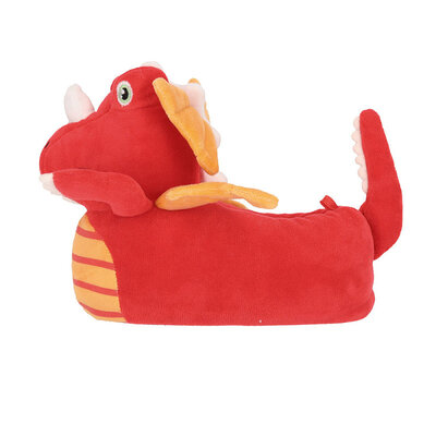 Apollo Pantoffels dinosaurus rood