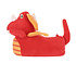 Robin Ruth Dinosaur slippers red
