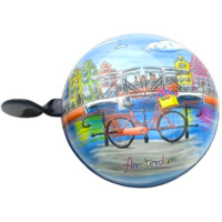 TTD Gifts Blue bicycle bell - Amsterdam (old-fashioned ding-dong)