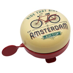 Matix Fietsbel Amsterdam -Vintage kleuren -Fietsdecoratie