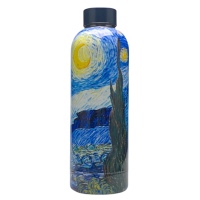 Typisch Hollands Waterfles (isoleerfles) van Gogh - Starry night