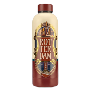 Typisch Hollands Water bottle (insulated bottle) Rotterdam - red/gold