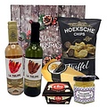 Typisch Hollands Weihnachtspaket – Wein und herzhafte Speisen