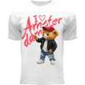 Holland fashion Kinder T-shirt Witte Teddy Painter Amsterdam