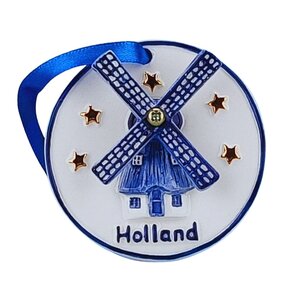 Matix Weihnachtsschmuck - runder Anhänger - Windmühle