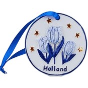 Matix Kerstornament - hanger rond - tulpen