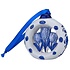 Heinen Delfts blauw Kerstornament keramiek ring met tulpen