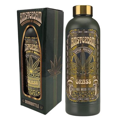 Typisch Hollands Wasserflasche (Isolierflasche) Weed Cards