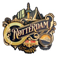 Matix Magneet Rotterdam (Ornaments) - Vintage -Rotterdam