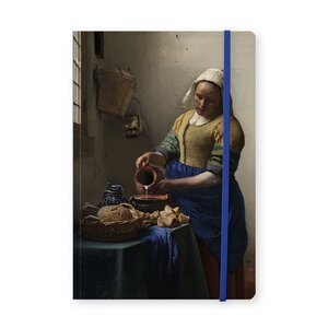 Typisch Hollands Softcover notitieboekje, A5, het melkmeisje