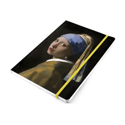 Typisch Hollands Softcover notitieboekje, A5, het meisje met de parel